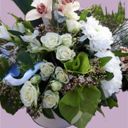 White Dreamy Hatbox