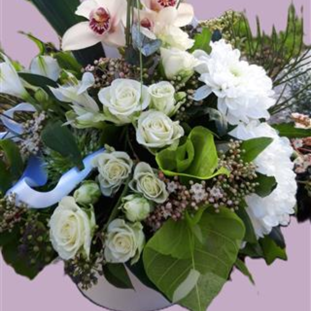 White Dreamy Hatbox