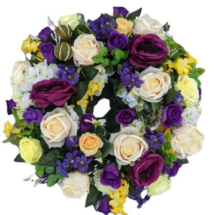 Artificial Open Wreath