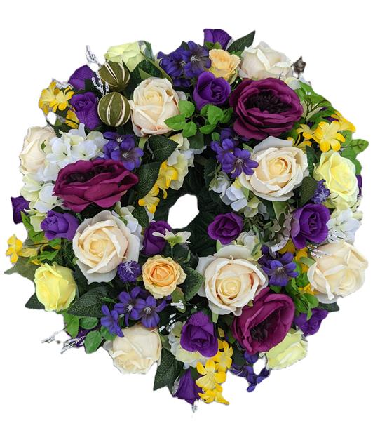 Artificial Open Wreath