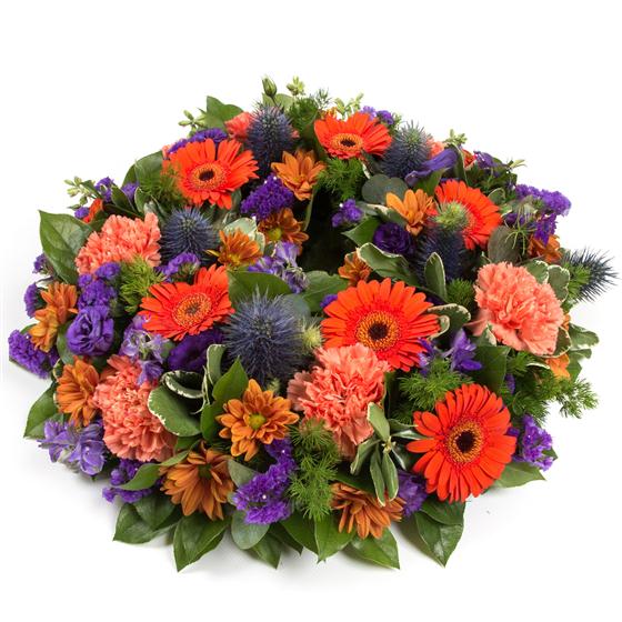 Orange & Purple Wreath - Image 4