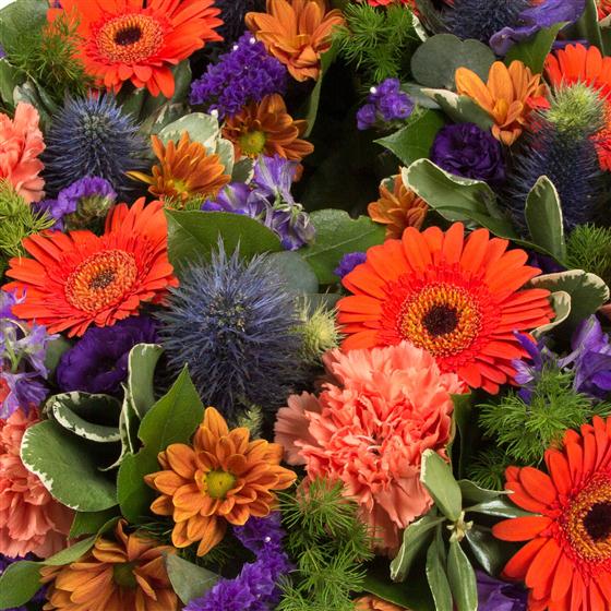 Orange & Purple Wreath - Image 2