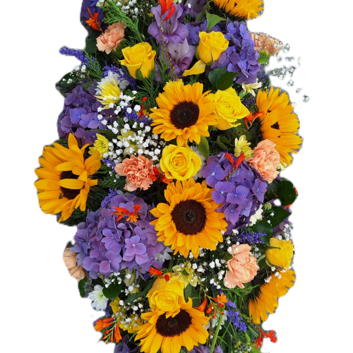 Sunflower Casket Spray