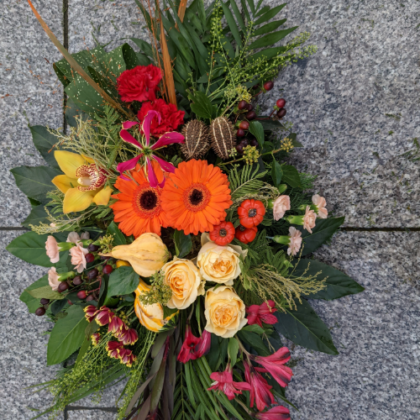 Orange & Gold Spray