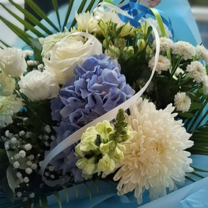 Pure and Blue Bouquet