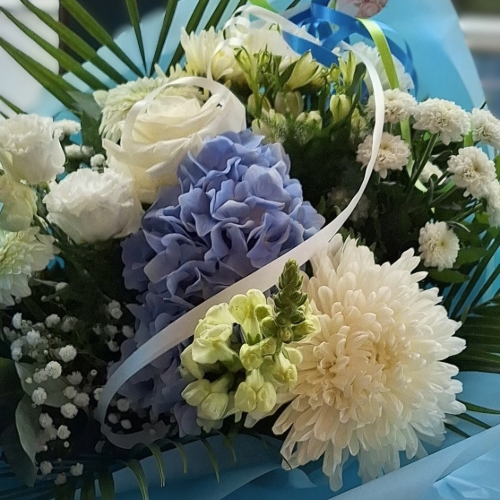 Pure and Blue Bouquet