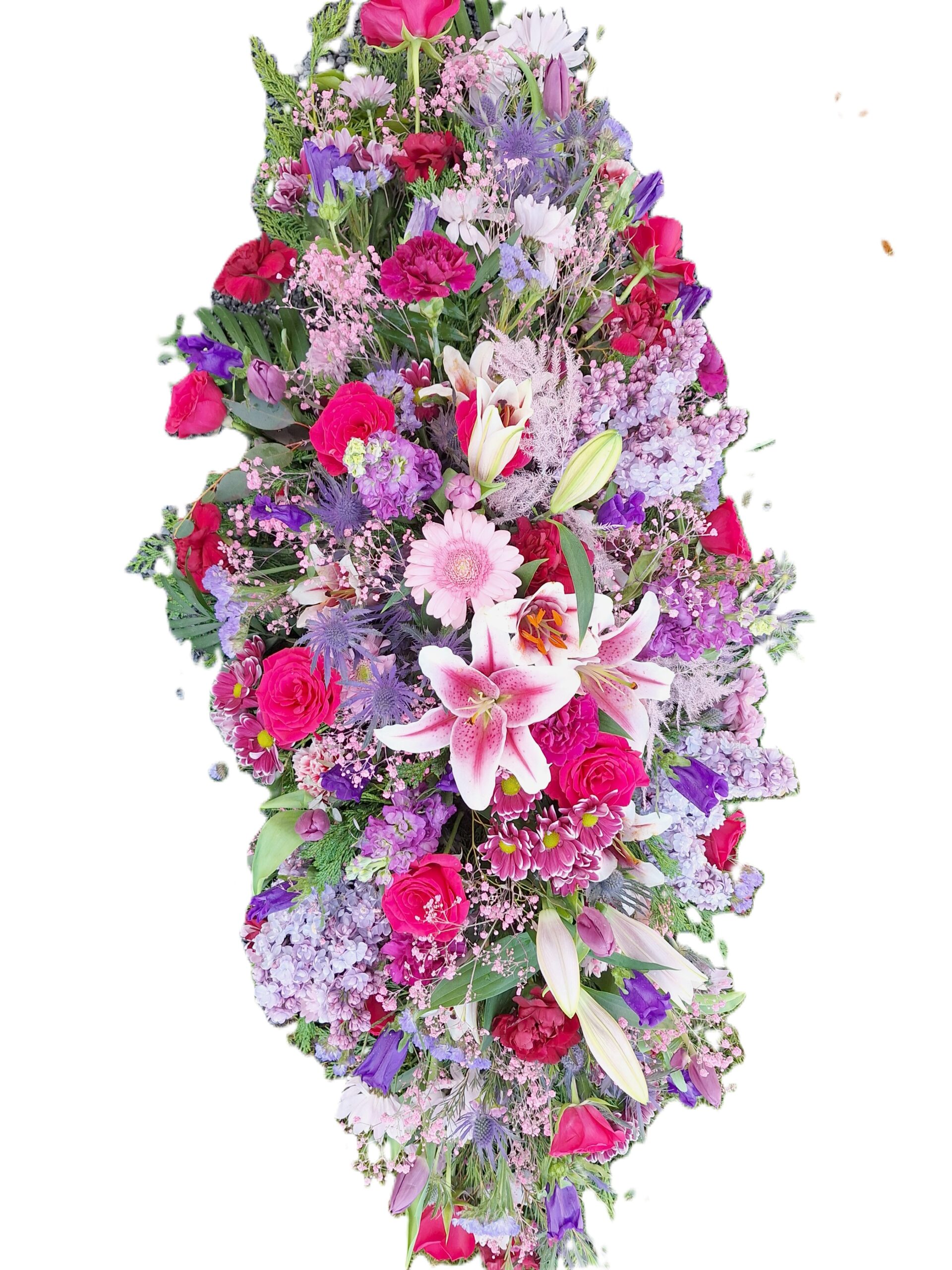 Pink & Purple Casket Spray - Image 2