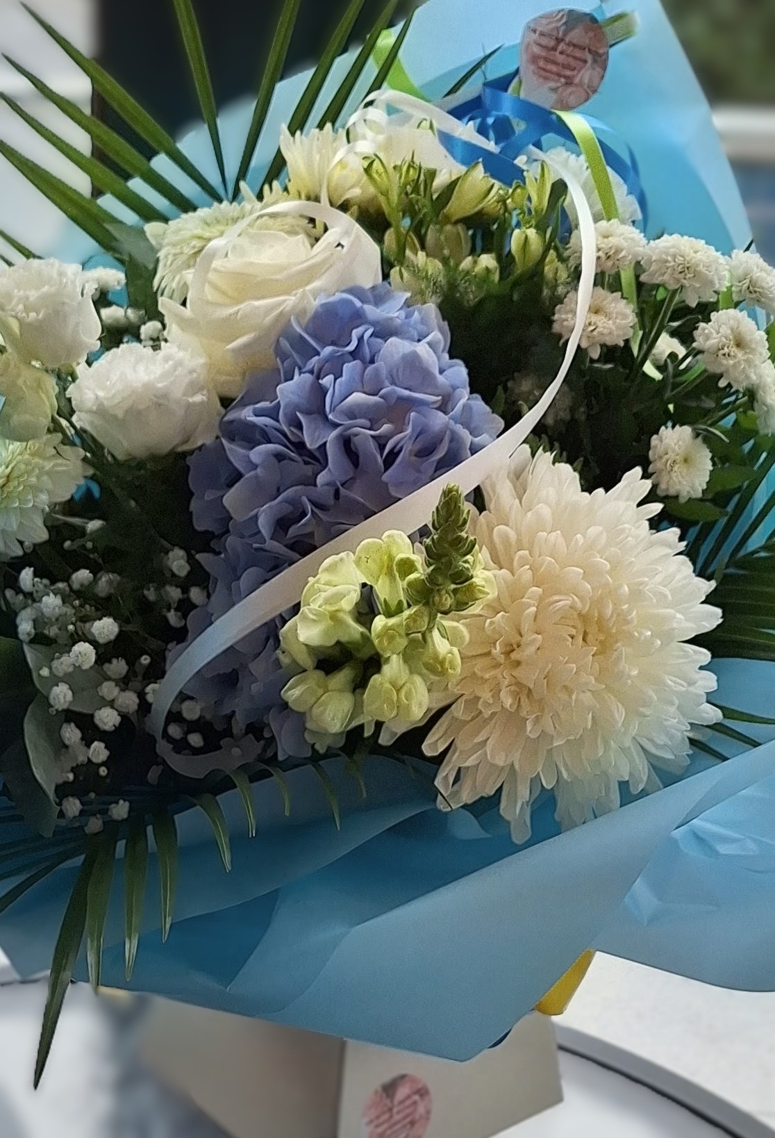 Pure and Blue Bouquet - Image 2